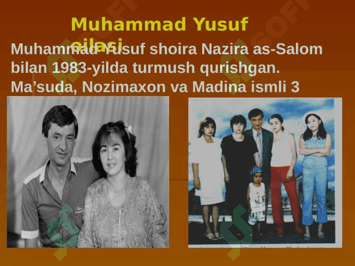 Muhammad Yusufni eslab. 7
