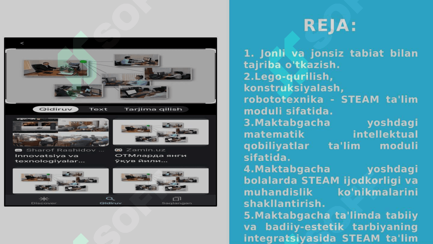 STEAM ta'lim texnologiyasining o'ziga xos xususiyatlari. 2