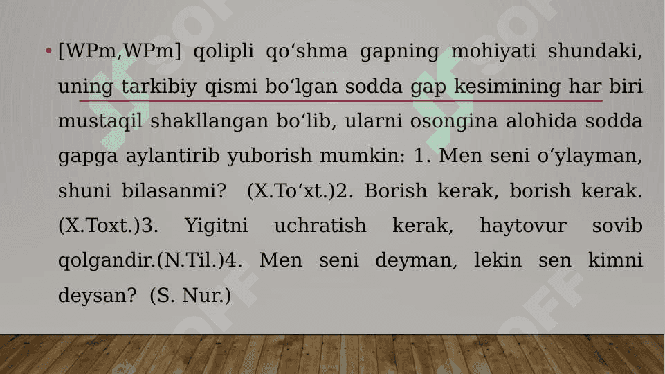 O‘zbek tilshunosligida qo‘shma gaplar tadqiqi va tasnifi. Sintaktik qolipning nutqiy kengayishi 8