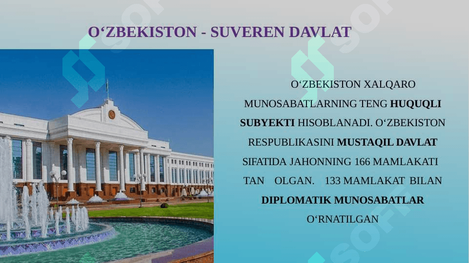 O‘ZBEKISTON – SUVEREN RESPUBLIKA 2