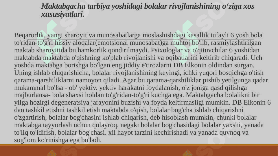 Maktabgacha ta’lim tashkilotlarida tarbiya turlari va shaxs kamolotiga ta’siri 7