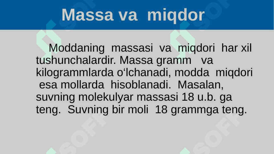 Modda miqdori 2