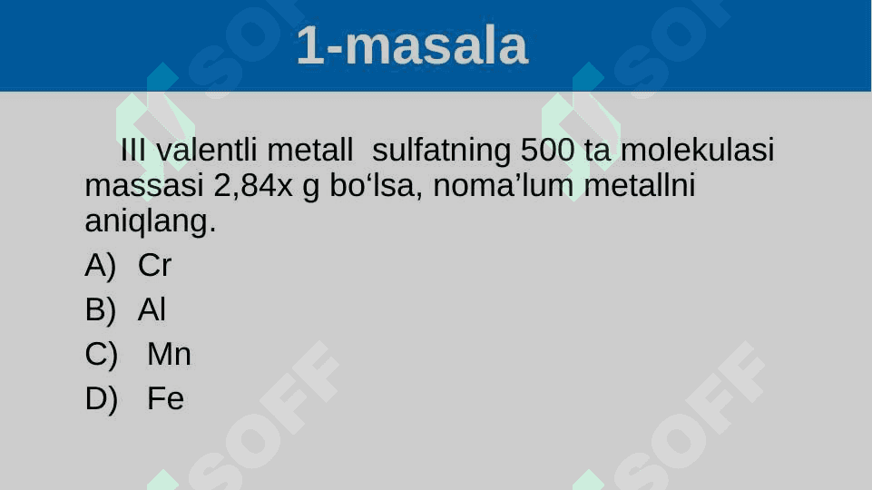 Avogadro qonuni va undan kelib  chiqadigan xulosalar 7