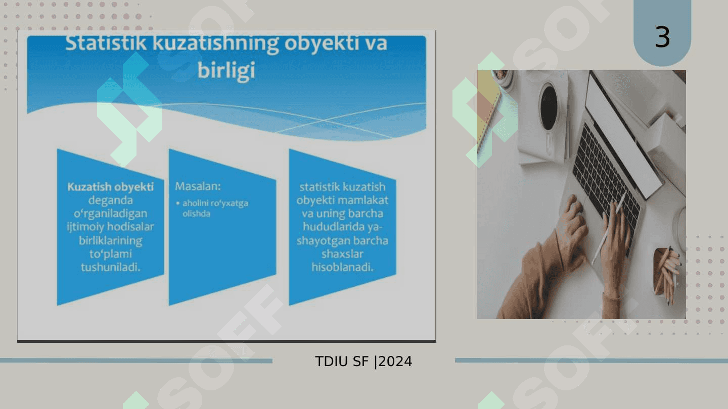 Statistik kuzatishda yangi axborot texnologiyalarining qo’llanilishi 3