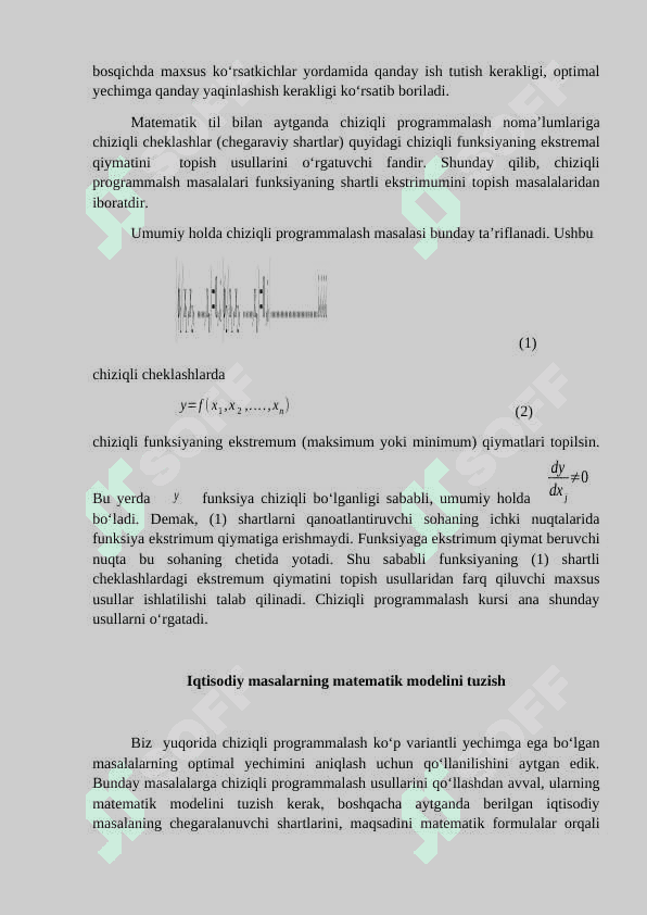 IQTISODIY JARAYONLARNING MATEMATIK MODELI 3