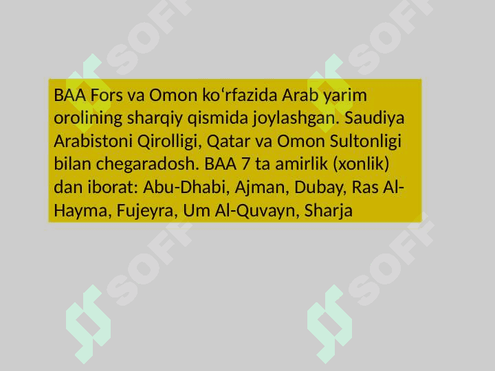Birlashgan Arab Amirliklari 3