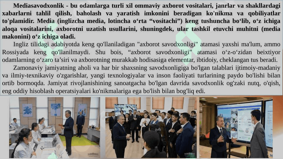 Axborot almashuvining kommunikativ xususiyati 2