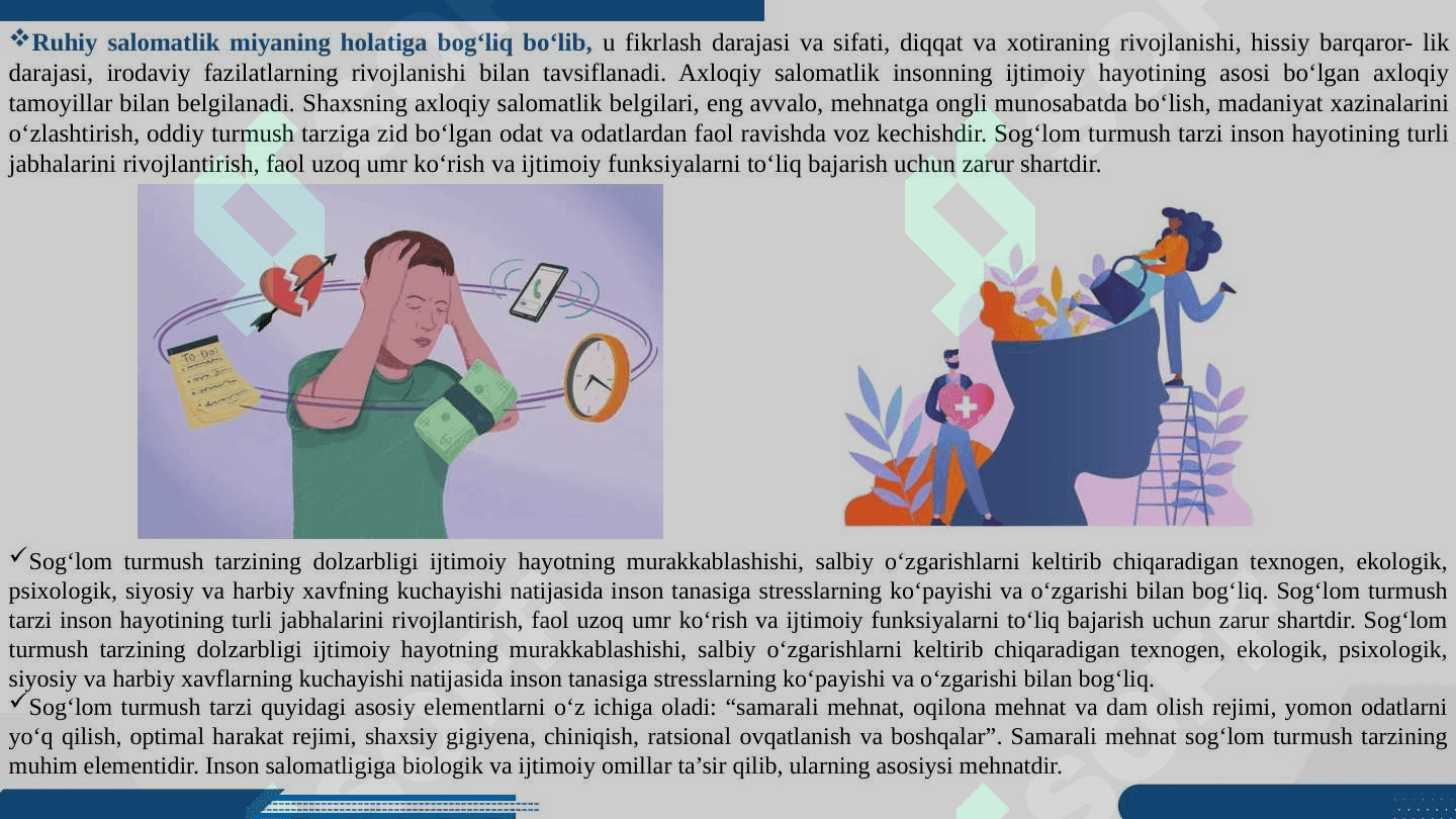 O‘smirlarda sog‘lom turmush tarzini shakllantirish 5