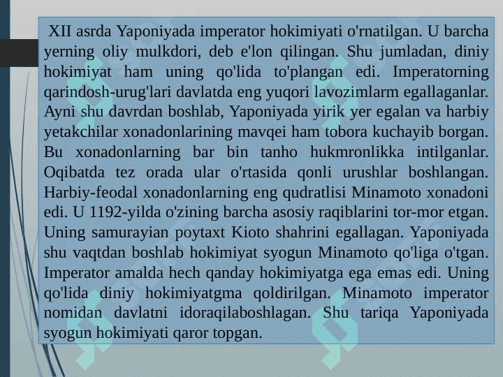 IX - XV asrlarda Sharqiy va Janubiy Osiyo 3