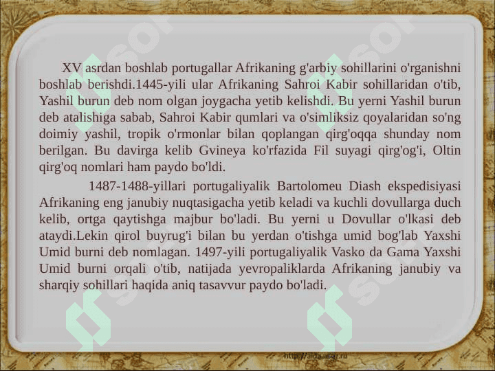Buyuk geografik kashfiyotlar 6
