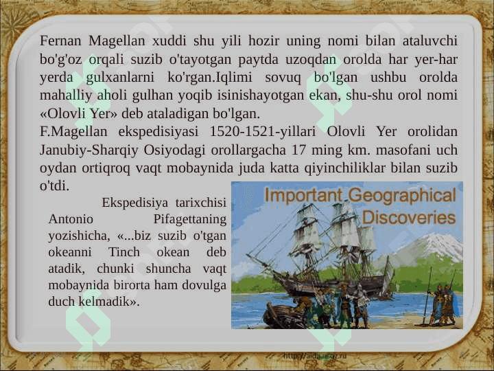 Buyuk geografik kashfiyotlar 8