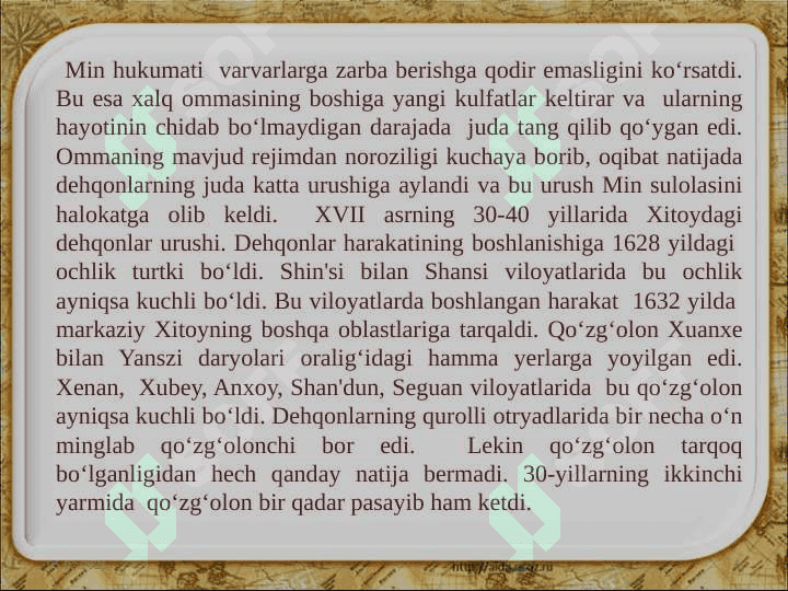 XVII-XVIII asrlarda Sharq 5