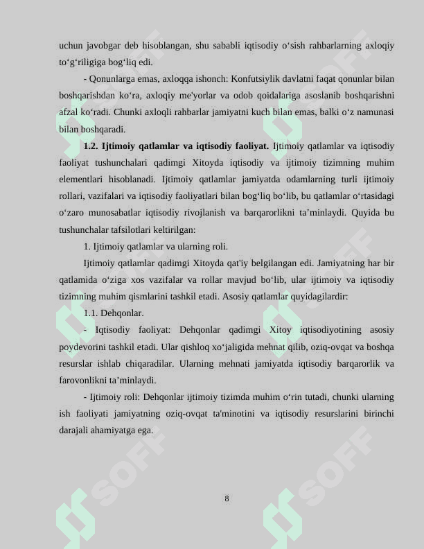 QADIMGI XITOYDAGI IQTISODIY G’OYALAR 8