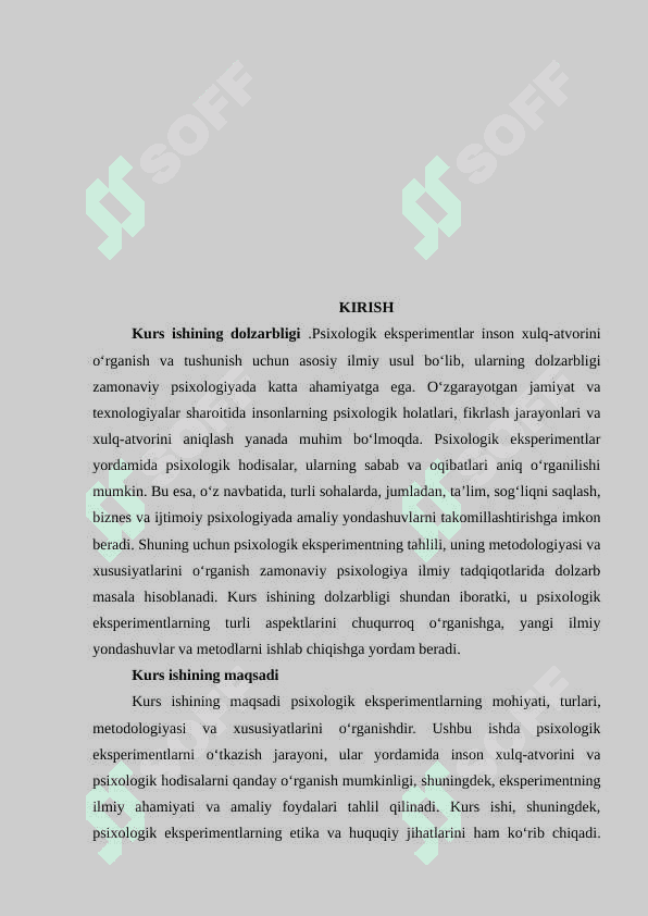 Psixologik eksperimentning mazmuni va xususiyatlari 3