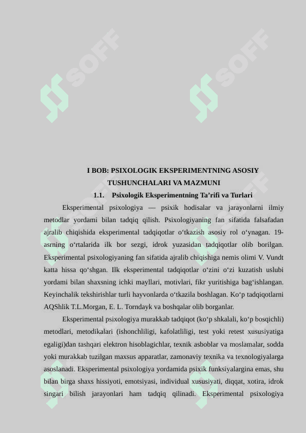 Psixologik eksperimentning mazmuni va xususiyatlari 5