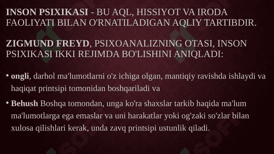 Psixika va uning evolyutsiya 8