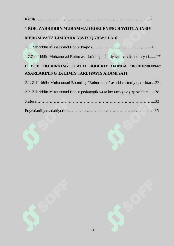 Zahiriddin Muhammad Boburning Boburnoma asarining taʼlimiy tarbiyaviy ahamiyati 4