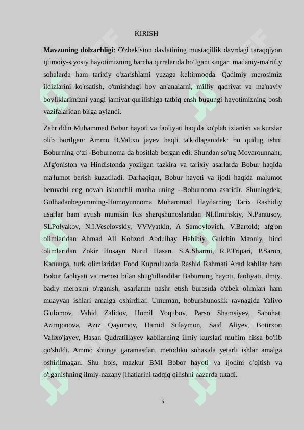 Zahiriddin Muhammad Boburning Boburnoma asarining taʼlimiy tarbiyaviy ahamiyati 5