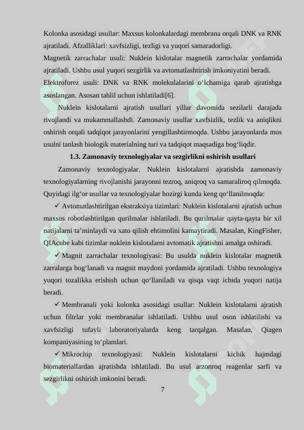 DNK va RNKni ajratib olish usullari (Автосохраненный) 7