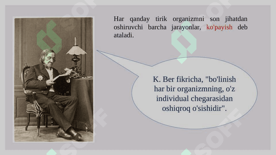 Ontogenez. Organizmlarning koʻpayishi 3