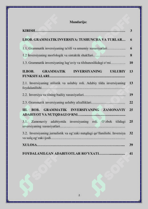 Grammatik inversiya va uning uslubiy xususiyatlari 2