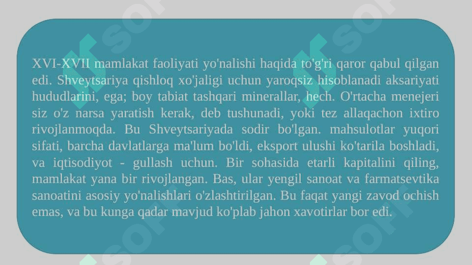 Shveytsariya Iqtisodiyoti 7