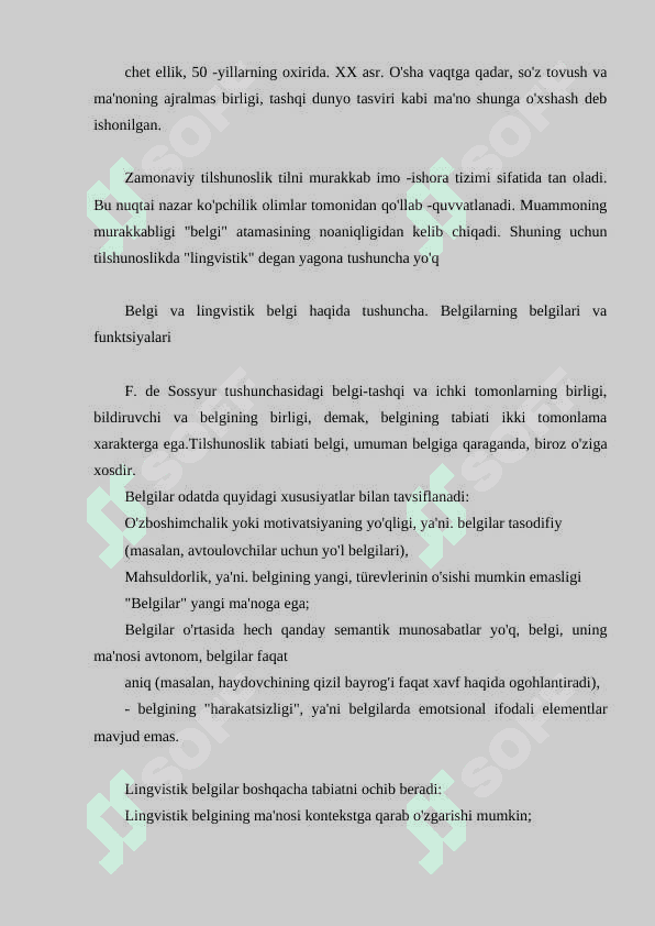 So'z lingvistik belgi sifatida 3