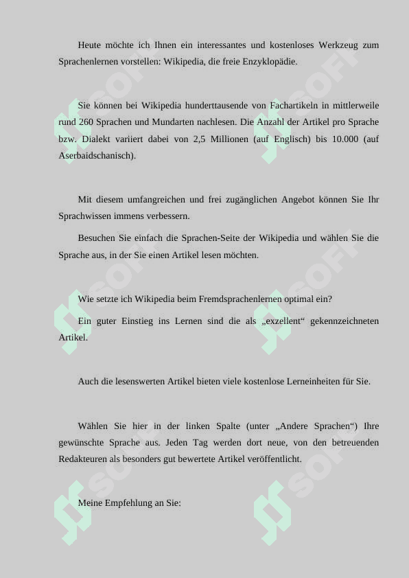 Sprachen lernen 4