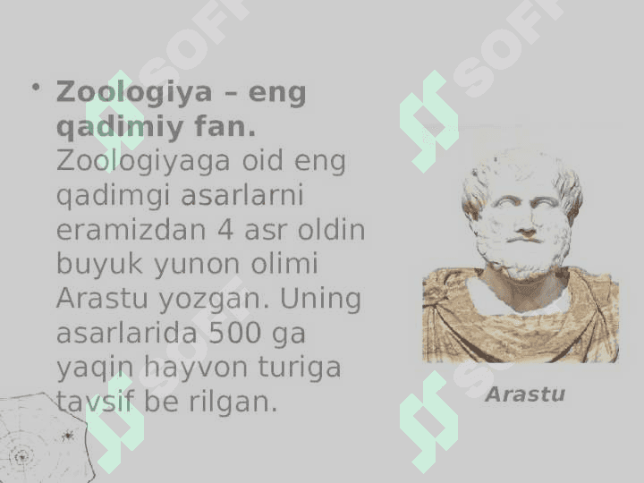 Zoologiya fani va uning vazifalari 4