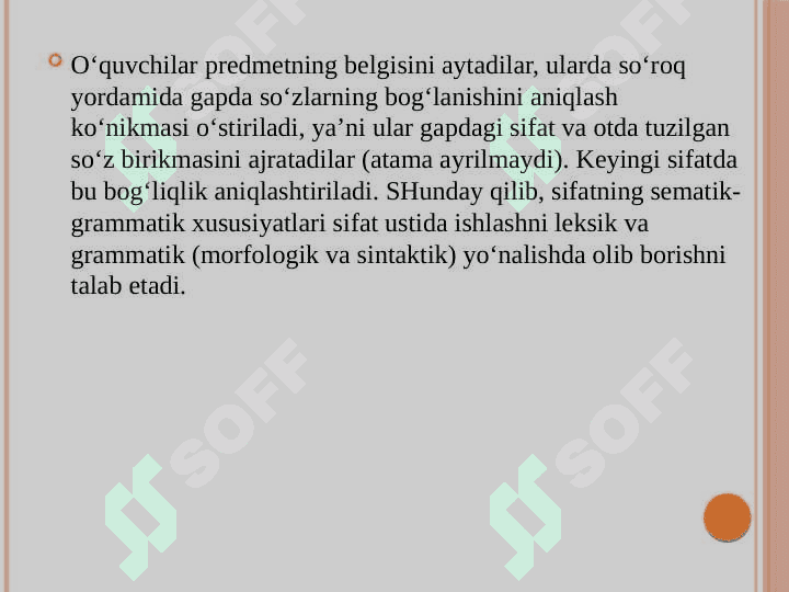 Sifat,uning leksik-grammatik xususiyatlari 4