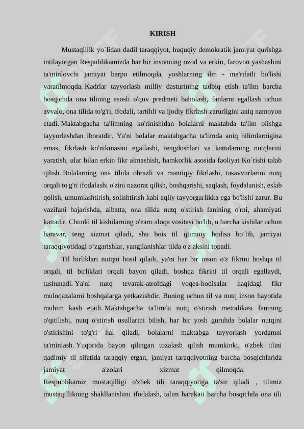 Boshlangʻich sinf ona tili oʻqish savodxonligi darslarida kelishik qoʻshimchalarini oʻrgatish metodikasi 2
