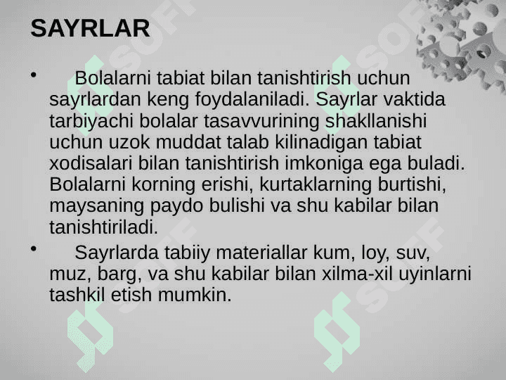 Mavzu:Ekskursiya turlari va ularni tashkil etish metodikasi 7