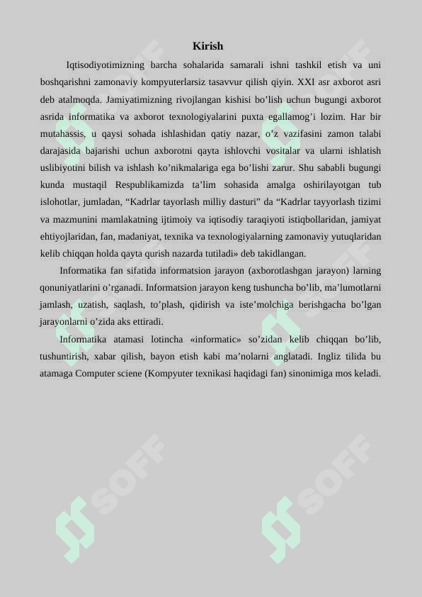 EHM larda axborotni tashuvchi vositalar 2