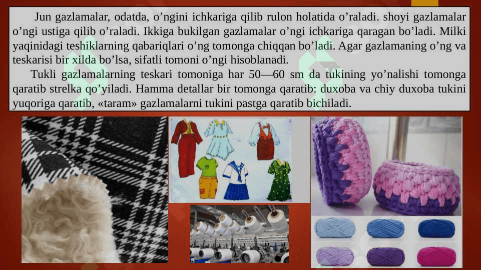 Bolalar uchun mahsulot gazlamalar assortimenti 3