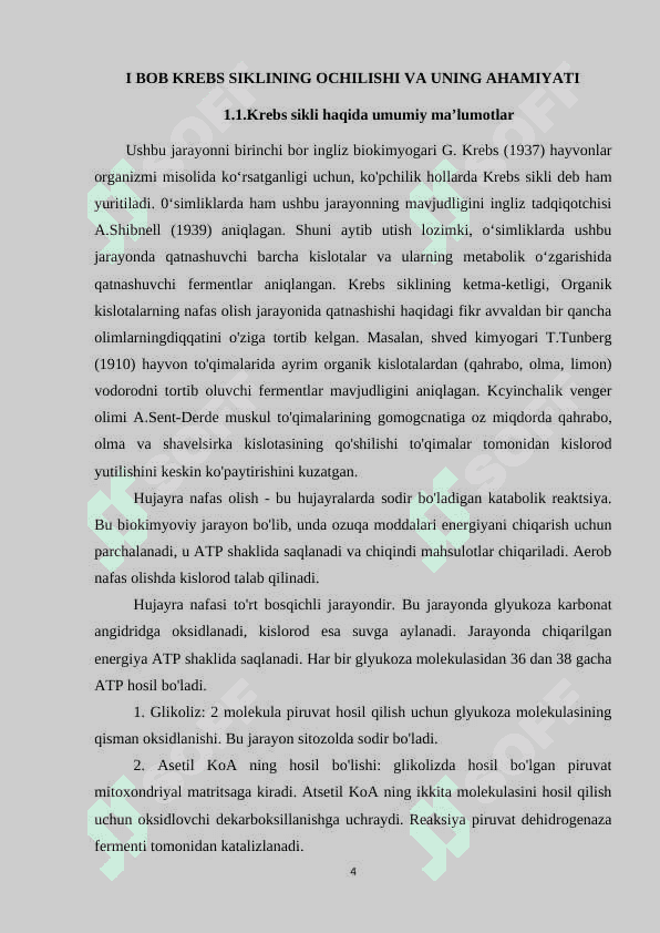 Krebs sikli va uning energetikasi 4