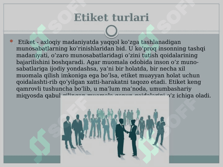 Etiket turlari 2
