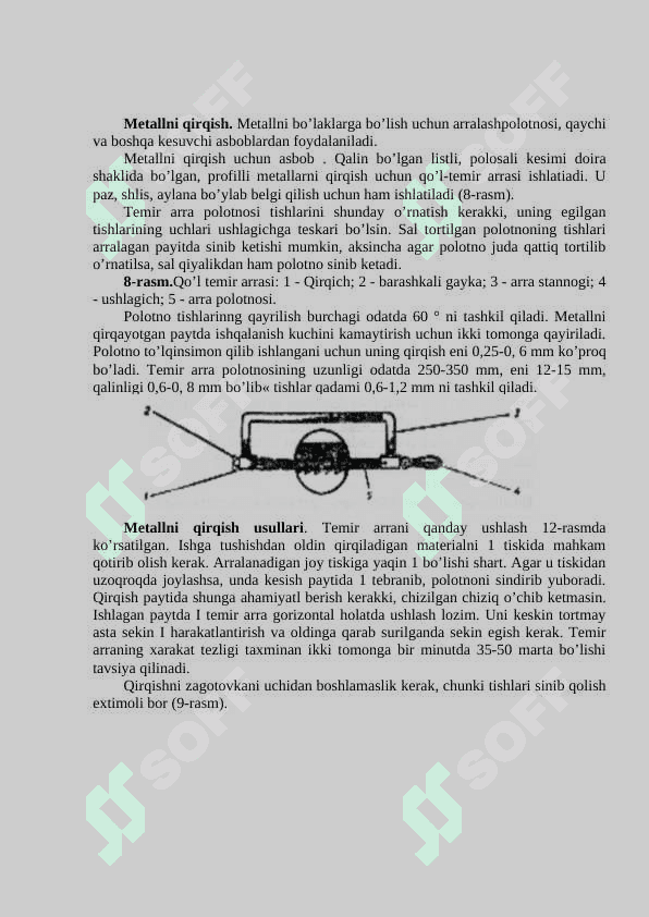 Metallarga ishlov berish texnologiyasi. 2