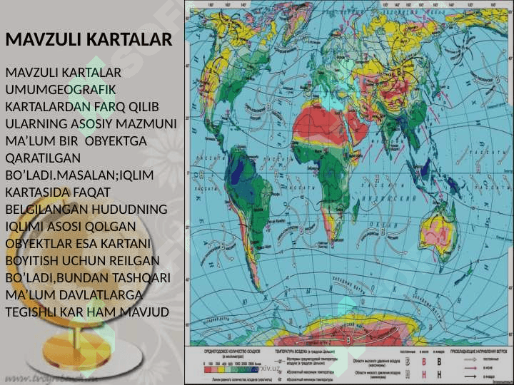 Umumgeografik va mavzuli kartalar 6