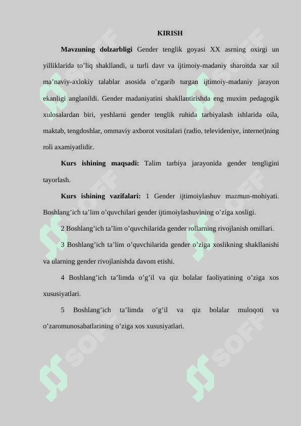 TALIM-TARBIYA JARAYONIDA GENDER TENGLIGINI TAYORLASH 2