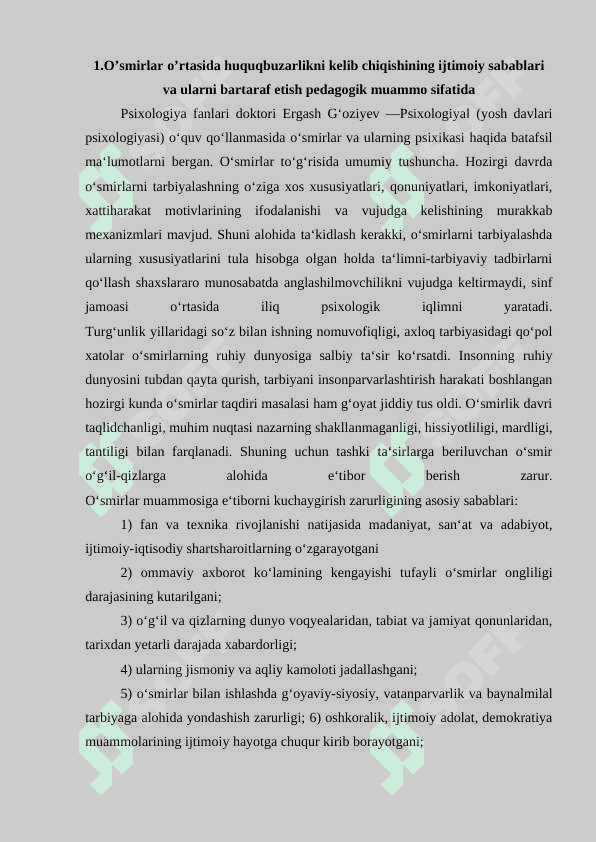 YOSHLAR TARBIYASIDA AGRESSIV XULQNI OLDINI OLISH METODIKASI 4