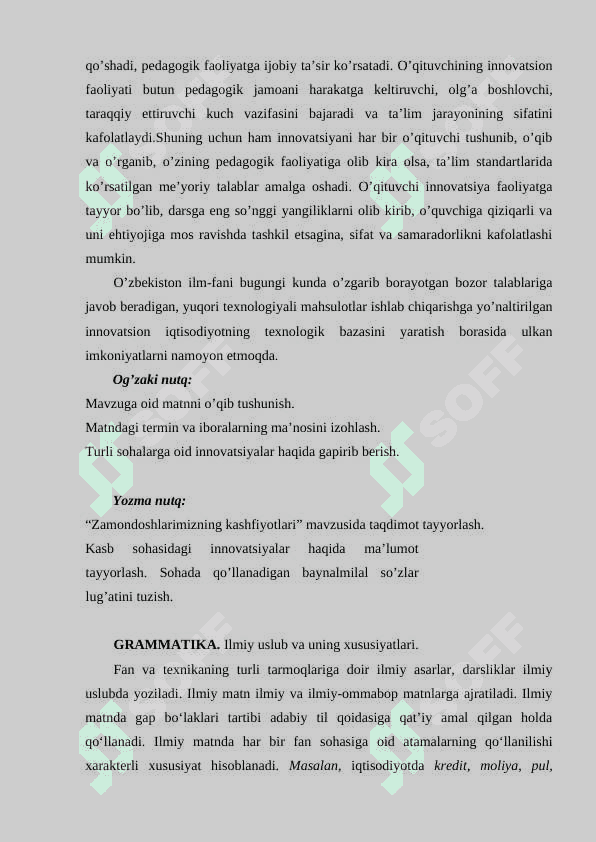 XXI asrda innovatsiyalar . 4
