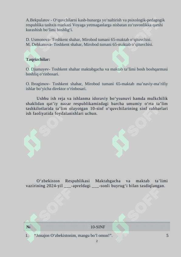 10-sinf soati yangisi 2