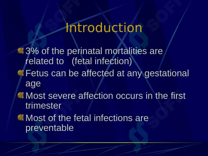 Perinatal Infections Fetal Infection 3