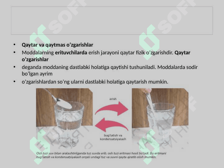 Fizik o‘zgarishlar tabiiy fan 4