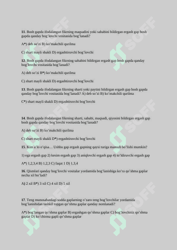 ONA TILI TEST 3