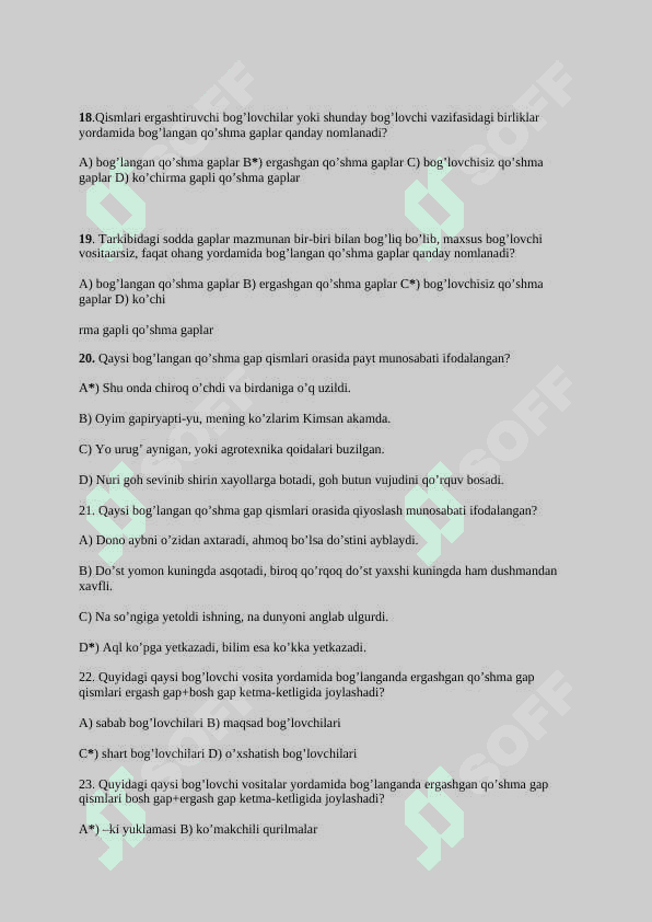 ONA TILI TEST 4