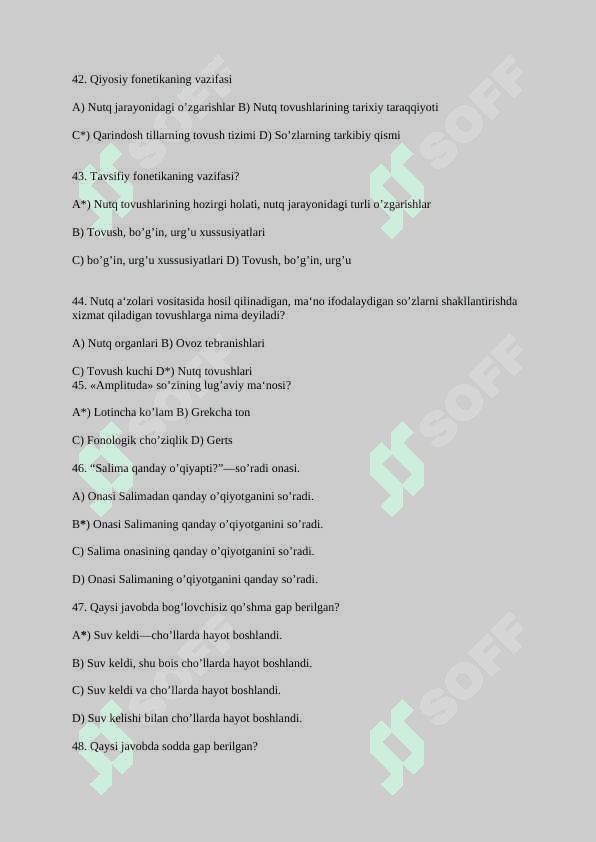 ONA TILI TEST 8