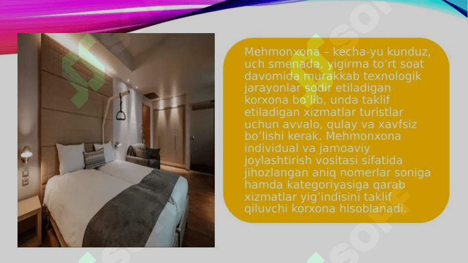 Turizm sohasida joylashtirish xizmatlari 4