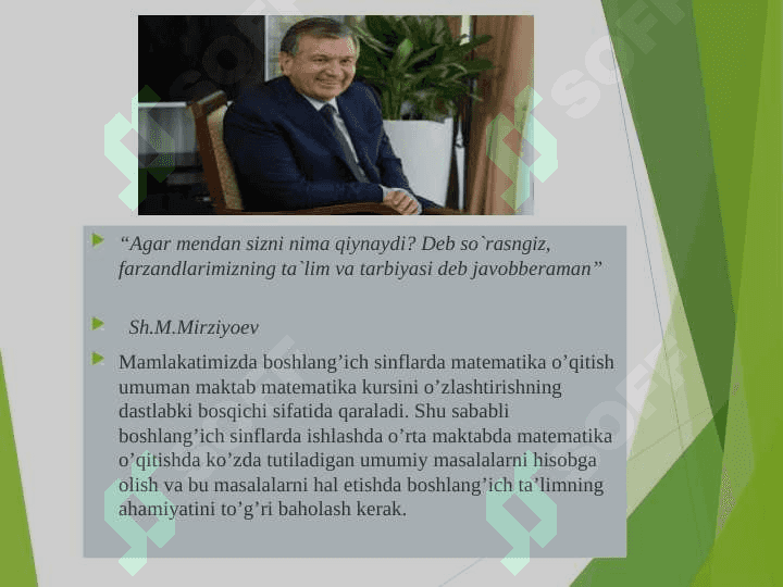 Boshlang`ich sinf matematika darslarida bo’lish va qoldiqli bo`lish. 3