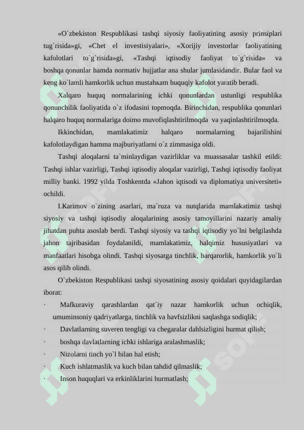 O‘zbekiston va jahon. Rasmiy diplomatik uslub va uning xususiyatlari. 4